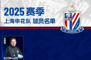 2025赛季上海申花一线队名单
