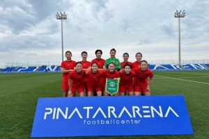 皮纳塔尔杯-王妍雯、李梦雯、张馨破门，中国女足4-0中国台北女足