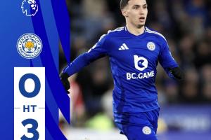 半场0-3！莱斯特若不进球输球，将主场6连败0进球创历史最糟战绩
