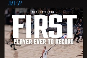约基奇爆砍31分21板22助！威少INS再次转发：MVP