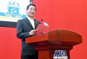 上海足协主席柳海光：不仅在国内寻找优秀苗子，国外的也在找