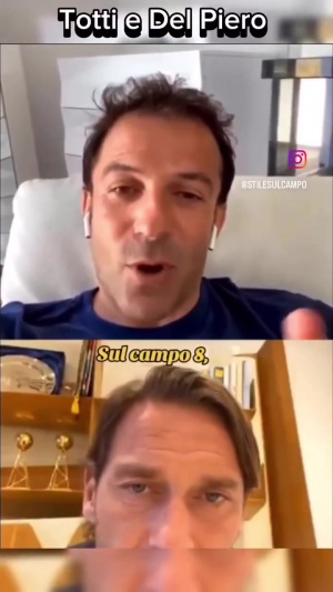 皮耶罗：场上赢8个意甲实际6个🤣托蒂：理论我拿10-12个实际1个