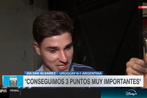 🚨阿尔瓦雷斯首度回应点球二触争议：看了一千次，我真感觉不到