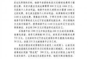 记者赵宇：判决书出现最多的“朱宏兴”，初步判断扮演庄家的角色