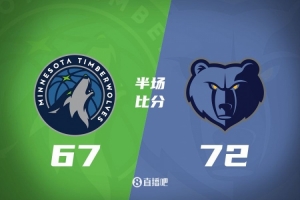 半场战报：莫兰特18+5 贝恩24分 爱德华兹26分 灰熊领先森林狼5分