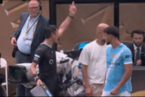 不惯着！马宁场边与瓜迪奥拉激烈交涉，挥手示意你给我回去！