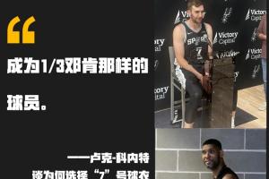 🤣又一个不务正业的 科内特谈选择7号：想成为1/3的邓肯