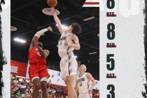 💪篮板创生涯新高！杨瀚森屡遭包夹贡献8分8板5助3帽 正负值+19
