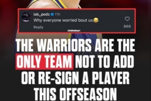 ESPN惊讶勇士至今没动静 波杰回应：为啥大家都这么担心我们😂