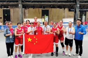 憾负东道主德国队！中国大学生三人女篮夺得大运会银牌🥈