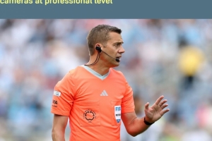 FIFA：裁判佩戴身体摄像机的试验扩展至全球赛事