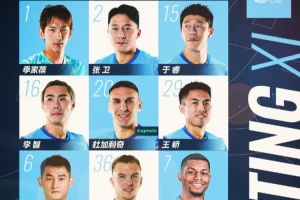 🔥深圳新鹏城主战浙江俱乐部绿城首发阵容出炉！