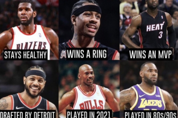 詹姆斯去90年代or乔丹在当下？美媒：你会重写哪个时刻来改变NBA
