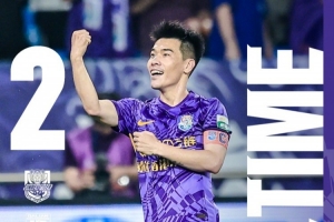 凭借基莱斯和王秋明的进球，津门虎队主场2:0战胜大连英博海发