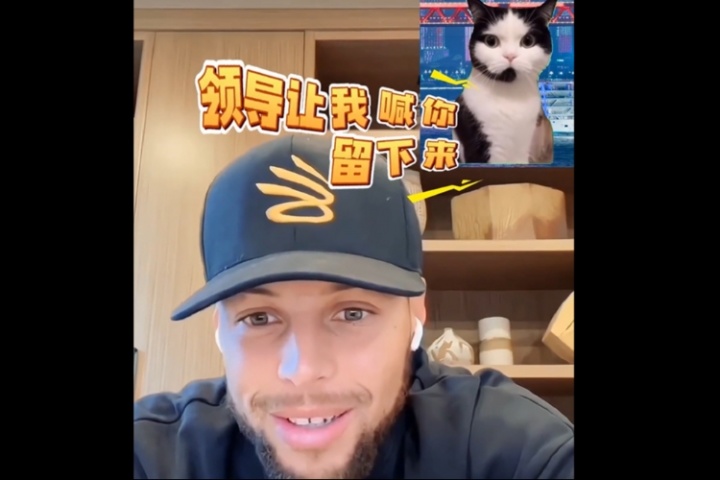 哈哈哈！重庆文旅用库里和猫咪表情包做景点宣传