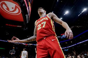 克雷伊奇三分10中8爆射快船！特雷·杨：给你的只有致敬了🫡