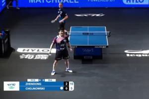 “欧冠”首秀横扫对手！樊振东模仿C罗Siu庆祝，极简版原地Siu